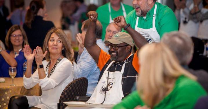 Men Who Cook fundraiser Women's Resource Center Greensboro