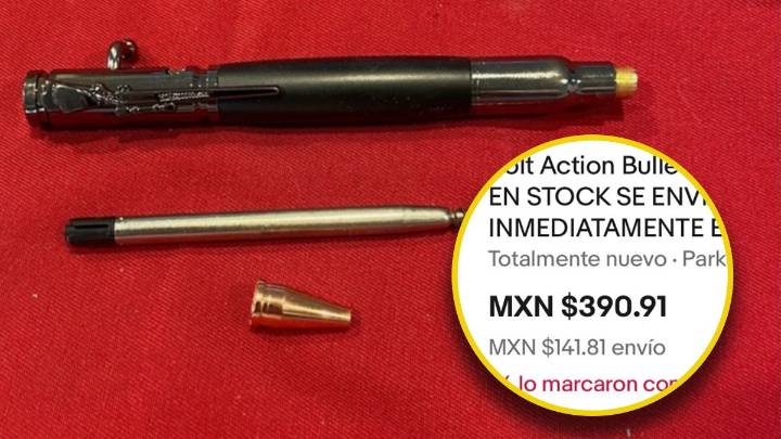 Bolígrafos pistola se venden en Puebla desde 130 pesos; incluso hay descuentos por "regreso a clases"