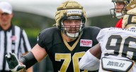 Trevor Penning one of two Saints OL to leave with injury