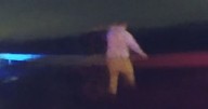 Heart-stopping moment cop saves BMW driver's life after 160mph motorway chase