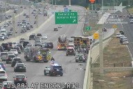 Crash involving school buses causes multiple lane closures on US Highway 281