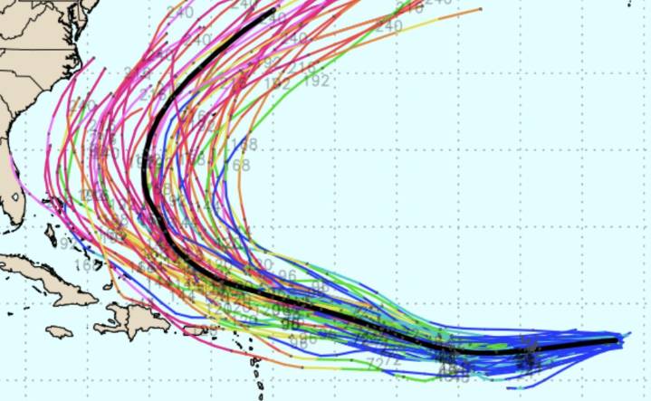Tropical Storm Erin forecast to turn north before U.S. coast