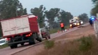 Ruta 89: brutal choque entre moto y camioneta terminó con un hombre muerto