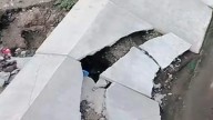¡Se faja la Comuna! Ordena a constructora reparar el lavadero pluvial en el Arboledas Invies