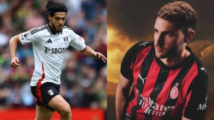 Raúl Jiménez y Santi Gimenez anotan con Fulham y Milan; revive sus goles en pretemporada