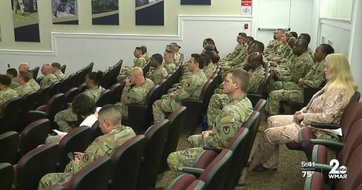 MD National Guard soldiers return to emotional reunion after nine