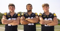 How will Iowa replace Jay Higgins, Nick Jackson and Kyler Fisher at linebacker?