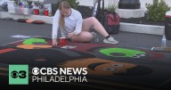 First annual Delco Chalk Festival with larger-than-life drawings in Chester, Pennsylvania