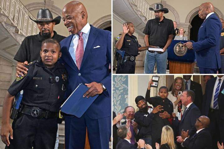 Teen cancer survivor DJ Daniel sworn into Eric Adams NYC administration