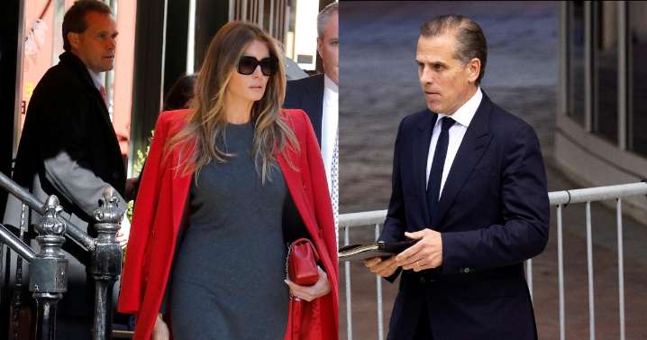 Melania Trump amenaza a Hunter Biden con una demanda millonaria por los comentarios que la vinculan con Epstein