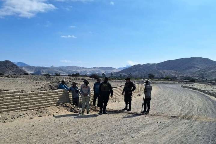 Casma: Cultura y PNP frustran excavaciones ilegales en el sitio arqueológico Pampa Rosario