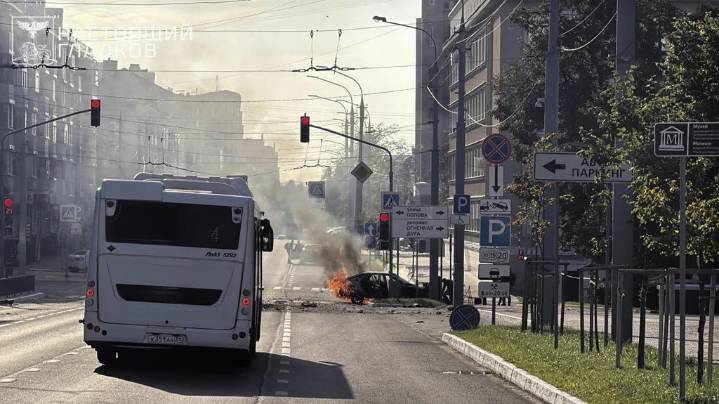 Ukrainian drones hit Russia on eve of Trump