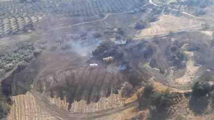 Controlado el incendio declarado en Villanueva de la Concepción