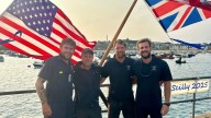 Charity rowers return after completing record attempt Atlantic crossing