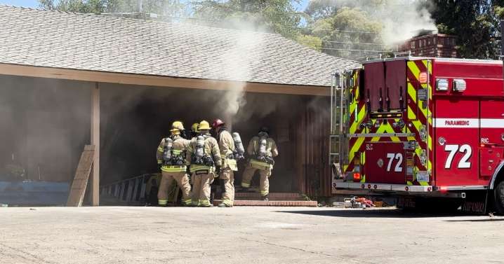 Firefighters participate in two-week-long live fire training in San Luis Obispo neighborhood