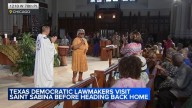 Texas House Democrats in Illinois protesting redistricting visit Chicago's Saint Sabina Church, prepare to travel home this week