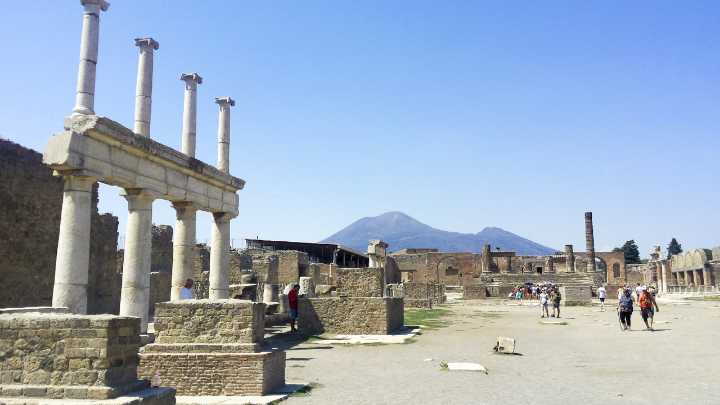 Pompeya fue reocupada tras la gran erupción del Vesubio