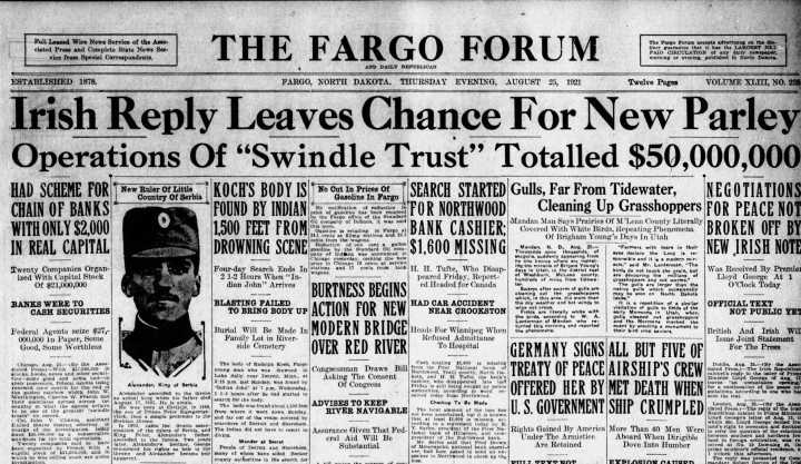 Today in History: Seagulls appear out of nowhere by the thousands, saving North Dakota crops