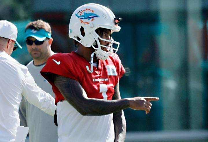 Dolphins camp: Tyreek Hill doesn't practice, Gay shines; stock up, stock down