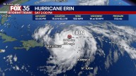 Hurricane Erin rapidly intensifies into dangerous Category 5 storm, unleashing 160 mph winds in its path