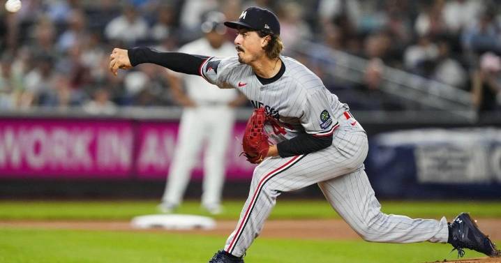 Joe Ryan throws 6 2/3 innings in Twins' 4-1 victory over the Yankees