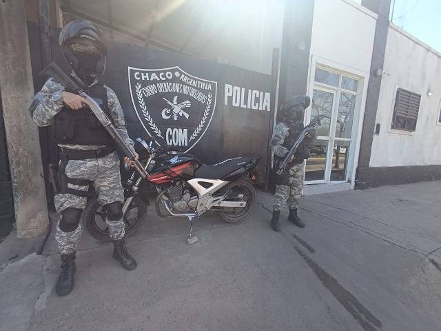 CHACO: Recuperan Moto Robada Tras Persecución En La Zona Sur