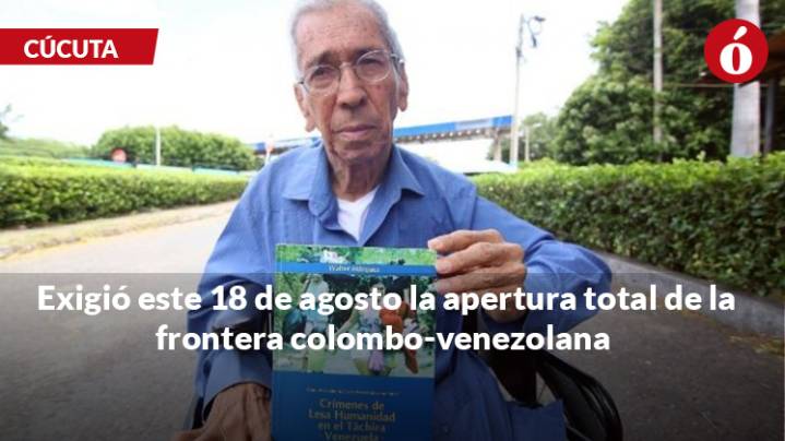 Walter Márquez exige apertura total de la frontera colombo
