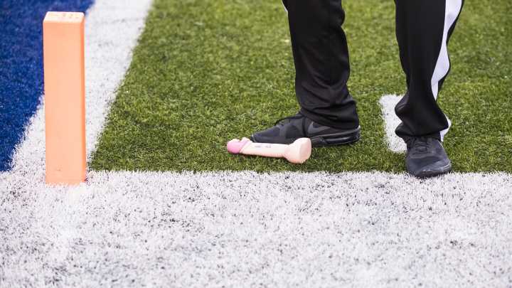 Crypto group claims credit for green dildo at Vikings