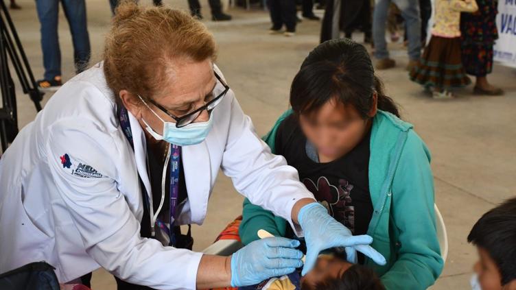 Vacunadas 495 mil personas contra sarampión en Chihuahua
