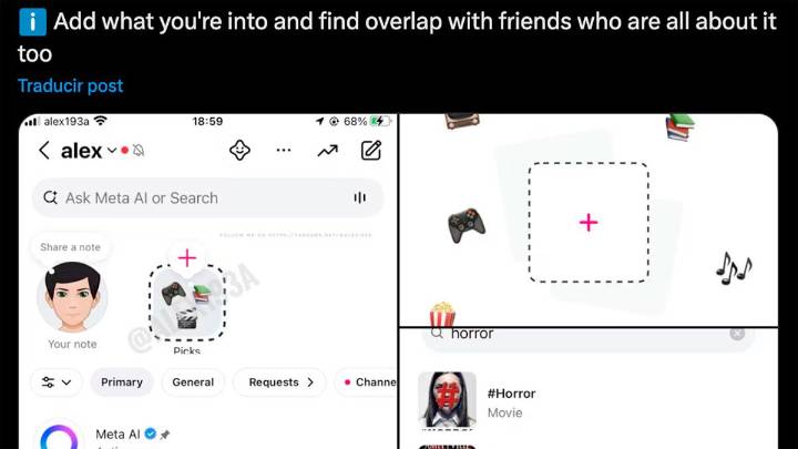 Instagram prueba "Picks": la nueva función para conectar usuarios por intereses comunes
