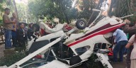 Se conoce estado de salud de los dos ocupantes que resultaron heridos tras caída de avioneta en Medellín