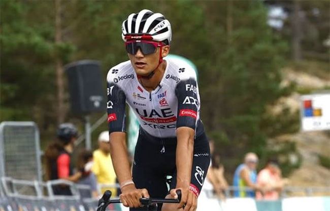 El ciclista mexicano Isaac del Toro sube al séptimo puesto del Ranking Mundial
