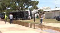 Crane falls onto home in Merritt Island; no injuries reported