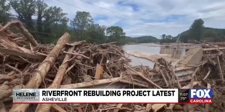 Latest on Asheville riverfront rebuilding project