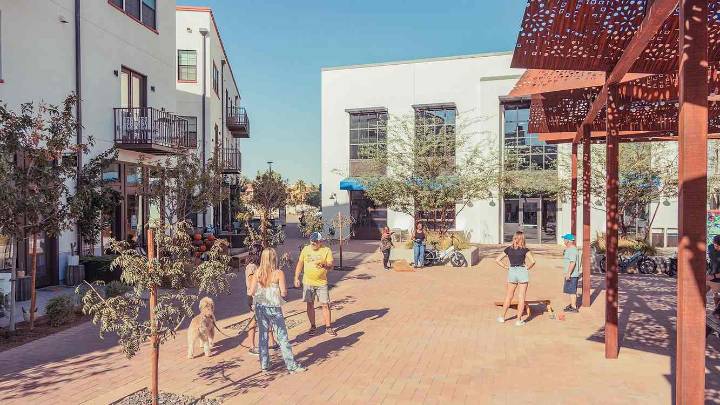 Arizona Suburb Turned into Mediterranean-style Walking Town Where Temperatures Stay Low
