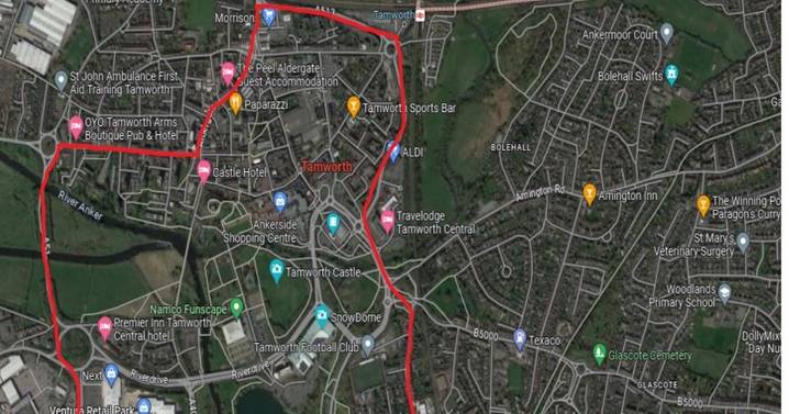 Mapped - the Tamworth areas covered by special police order amid concerns