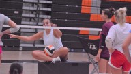 PHOTOS: New coach Jordan Barrette leads practice with Cheboygan varsity volleyball team