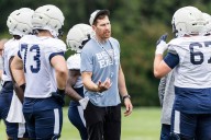 James Franklin says Penn State’s offensive line has a proven starting five (plus a couple more)