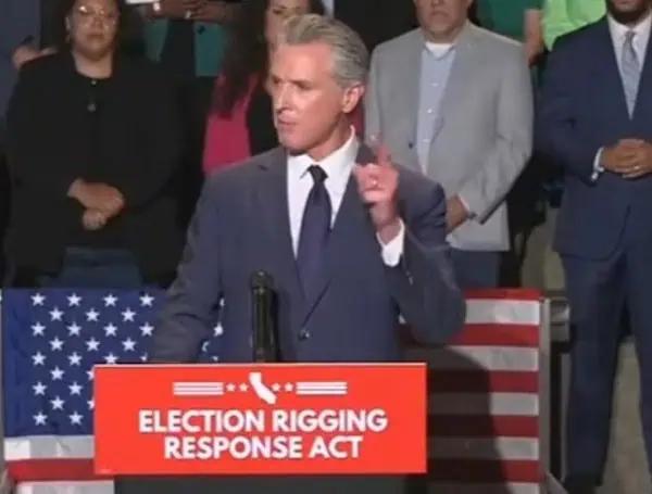 California Gov. Gavin Newsom Declares War On Trump's GOP Redistricting Push