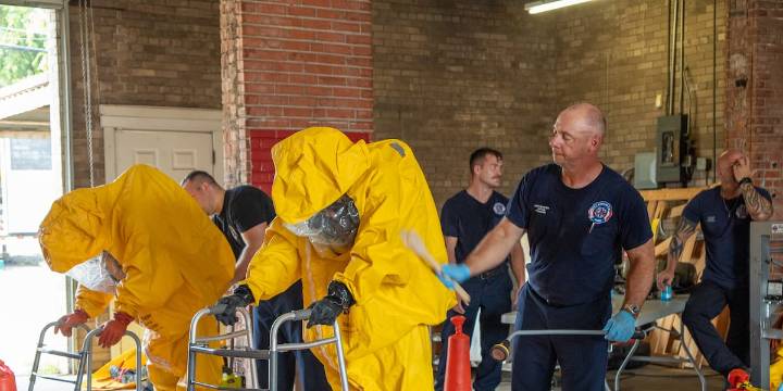 Lufkin firefighters complete advanced hazardous materials training