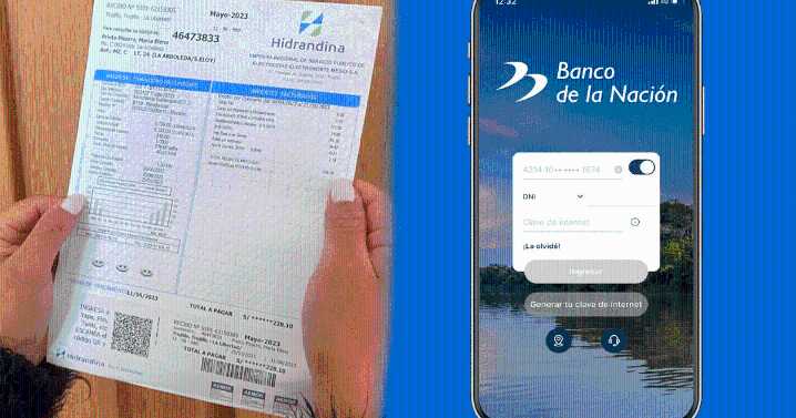 Banco de la Nación permite pagar luz, agua y teléfono a trabajadores y pensionistas públicos desde su app: paso a paso