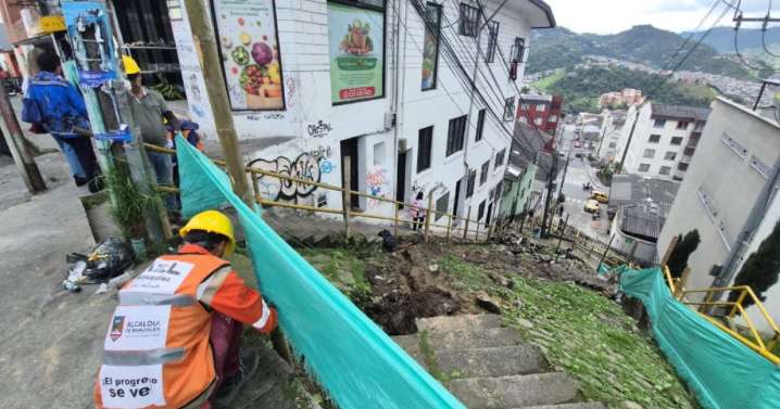 Manizales: intervienen escaleras dañadas de la calle 47 tras denuncias de la comunidad