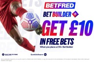 Bet £10 on a bet builder and get £10 in free bets on Betfred