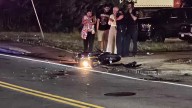 Providence Police respond to motorcycle crash