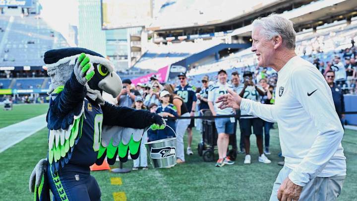 PHOTOS: Pete Carroll Returns To Lumen Field For The Preseason Matchup vs. The Raiders
