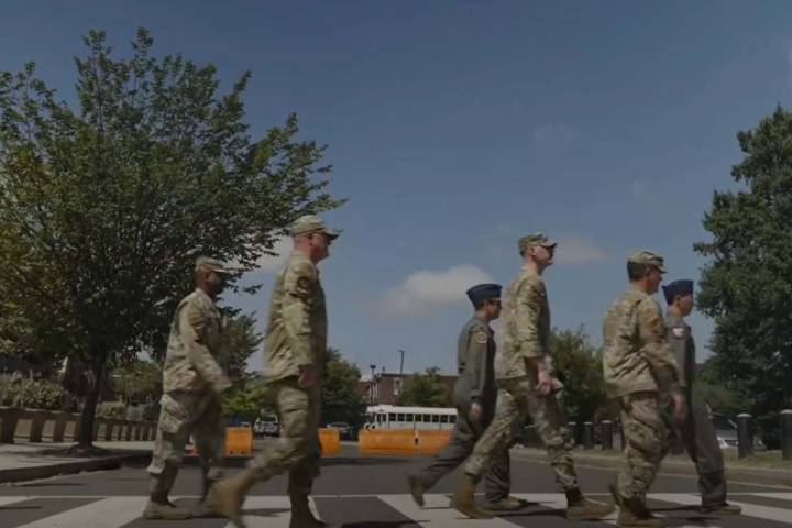Imágenes de la Guardia Nacional en Washington D. C.