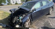 PHOTOS: Two injured in Oakfield crash