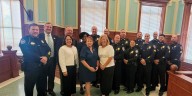 11 Bradenton PD Officers promoted by Mayor Brown for service and leadership