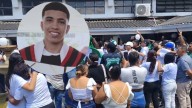 Conmovedor funeral de Juan Diego Martínez Echeverry, joven víctima del atentado en la Base Aérea de Cali