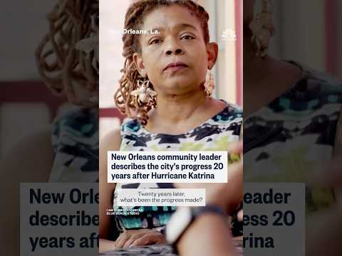 New Orleans community leader describes the city's progress 20 years after Hurricane Katrina
